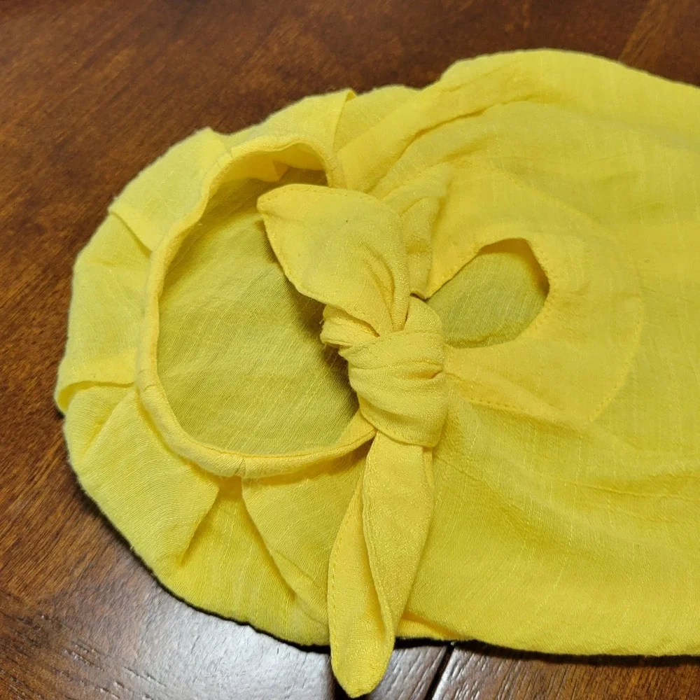 Anthropologie Maeve Verona Womens Top Size XS Yellow Peasant Cottagecore Blouse